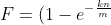 F=(1-e^{-\frac{kn}{m}})^{k}